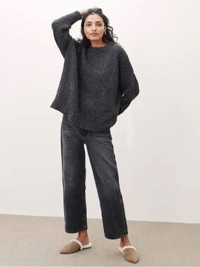 Jenni Kayne Cocoon Alpaca Crewneck Sweater